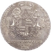 1 Thaler - Frederick William of Westfalen, Germany, 1768 reverse image