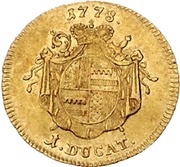 1 Ducat - Frederick William of Westfalen, Germany, 1778 reverse image