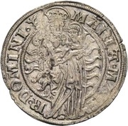 1 Mariengroschen, Germany, 1534-1552 reverse image