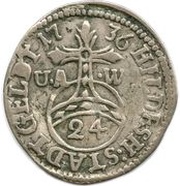 1⁄24 Thaler, Germany, 1732-1764 reverse image