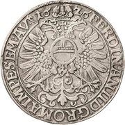 ½ Thaler, Germany, 1624-1628 reverse image