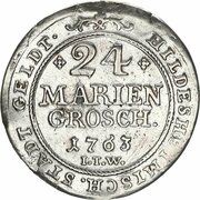 24 Mariengroschen, Germany, 1733-1763 reverse image