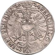 1 Thaler, Germany, 1624 reverse image