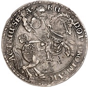 1½ Thaler, Germany, 1618 reverse image