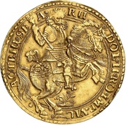 10 Ducats, Germany, 1618 reverse image