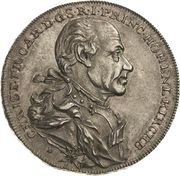 ½ Thaler - Christian Frederick Charles obverse image
