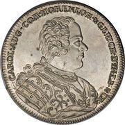 1 Thaler - Charles August Death of Frederick Eberhard obverse image