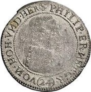 24 Kreuzer - Philip Ernest of Langenburg Kipper obverse image