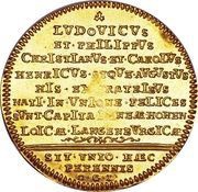 1 Ducat - Louis Territorial division, Germany, 1751 reverse image