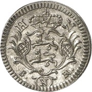 1 Konventionskreuzer - Louis Frederick Charles, Germany, 1774 reverse image