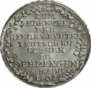 10 Kreuzers - Louis Frederick Charles, Germany, 1803 reverse image