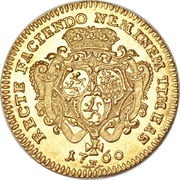 1 Ducat - John Frederick II, Germany, 1760 reverse image