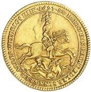 1 Ducat - Wolfgang Julius, Germany, 1697 reverse image