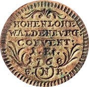 1 Kreuzer - Charles Albert obverse image