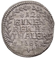 1⁄12 Thaler - Louis Gustav, Germany, 1685-1692 reverse image