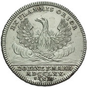 ½ Thaler - Charles Albert, Germany, 1770 reverse image