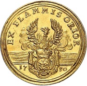 1 Ducat - Philip Ernest, Germany, 1750 reverse image