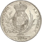 1 Thaler - Hermann Frederick Otto, Germany, 1804 reverse image