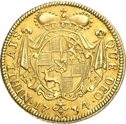 ½ Carolin - Frederick William, Germany, 1734-1735 reverse image