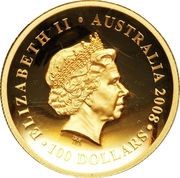 100 Dollars - Elizabeth II 4th Portrait - Koala - Gold Bullion Coin obverse image