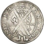1 Thaler - Ernest V St. Andreas Ausbeute, Germany, 1533-1552 reverse image