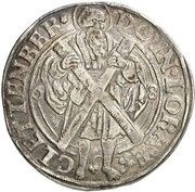 1 Thaler - Volkmar Wolfgang St. Andreas Ausbeute, Germany, 1562-1571 reverse image