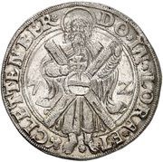 1 Thaler - Volkmar Wolfgang St. Andreas Ausbeute, Germany, 1572-1573 reverse image