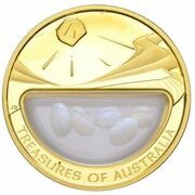 100 Dollars - Elizabeth II 4th Portrait - Treasures of Australia - Opals, Australia, 2008 reverse image