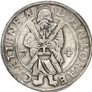 1 Thaler - Volkmar Wolfgang St. Andreas Ausbeute, Germany, 1574-1580 reverse image
