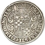 2 Thalers - Ernest V Ausbeute - St. Andreas obverse image