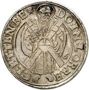 2 Thalers - Volkmar Wolfgang Ausbeute - St. Andreas, Germany, 1576 reverse image