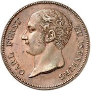 1 Thaler - Charles I Copper pattern strike obverse image