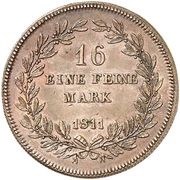 1 Thaler - Charles I Copper pattern strike, Germany, 1811 reverse image