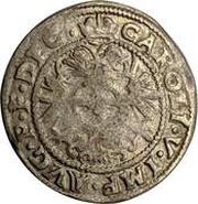 3 Kreuzer, Germany, 1554-1555 reverse image
