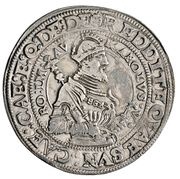 1 Thaler, Germany, 1538 reverse image