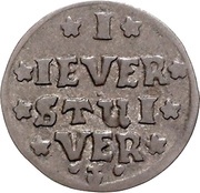 1 Stüber - Charles William of Anhalt-Zerbst, Germany, 1667-1718 reverse image