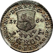 4 Grote - Frederick August, Germany, 1764 reverse image