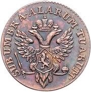 ½ Reichsthaler - Friederike Auguste Sophie Copper pattern strike obverse image