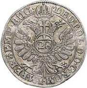 28 Stüber - Anthony Günther In the name of Leopold, Germany, 1658-1662 reverse image