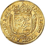 1 Ducat - Anthony Günther, Germany, 1664 reverse image