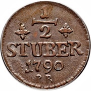 ½ Stüber - Charles Theodor, Germany, 1765-1794 reverse image