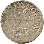 2 Albus - John William II, Germany, 1681-1690 reverse image