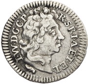 ¼ Ducat - John William II Silver pattern strike obverse image