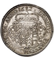 2 Thalers - John William II, Germany, 1682 reverse image
