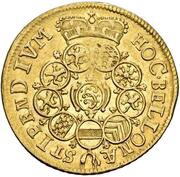 2 Ducats - John William, Germany, 1707 reverse image