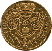 2 Ducats - John William II, Germany, 1708 reverse image