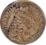 ⅙ Thaler - Charles Philip obverse image