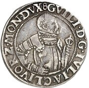 ¼ Thaler - William V obverse image