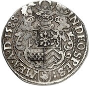 ¼ Thaler - William V, Germany, 1588 reverse image