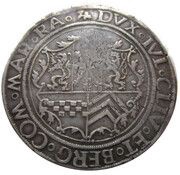 1 Thaler - William V, Germany, 1554 reverse image